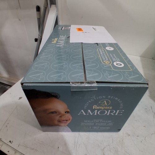 82PK PAMPERS AMORE MOST ABSORBENT AND BEST DIAPER - SIZE 1 - WHITE (UPC: 03077224453) image 3