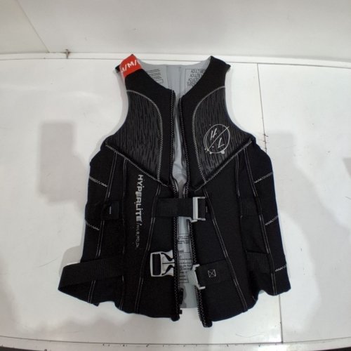 MEN'S HYPERLITE NEOPRENE PFD LIFE VEST WITH BUCKLE STRAPS - MEDIUM - BLACK/GREY (MODEL: 3246/1819494) image 3
