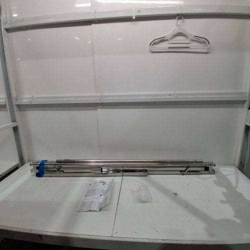 JAUREE STAINLESS STEEL CLOTHES DRYING RACK - 79" - SILVER image 2