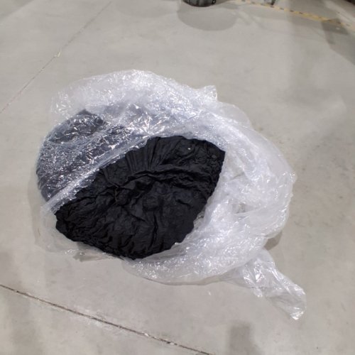 ROUND FOAM BEAN BAG CHAIR - 4FT - BLACK image 2