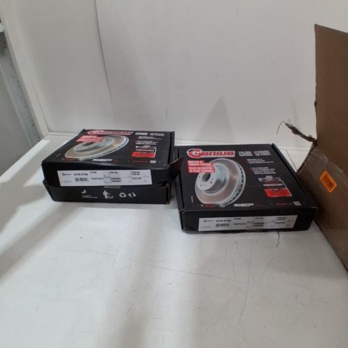 2PK GENIUS PREMIUM REAR BRAKE ROTORS - FITS SELECT TOYOTA MODEL (MODEL: GCR-9788) image 5