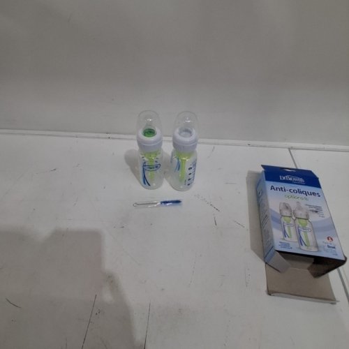 2PK DR BROWNS ANTI-COLIC NATURAL FLOW BABY BOTTLE - 4OZ - CLEAR image 2