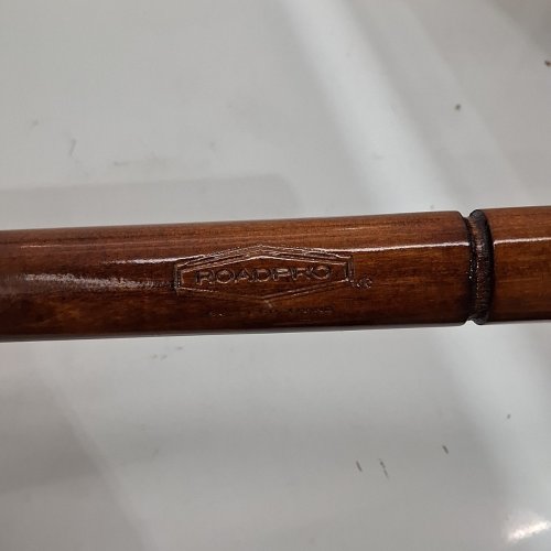 ROADPRO WEIGHTED WOOD TIRE THUMPER SAFETY STICK - 18" - 9.7OZ - BROWN image 3