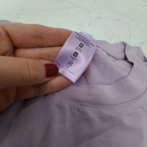 MEN'S MELLOW SOFT SHORT SLEEVE T-SHIRT - LARGE - LAVENDER image 3