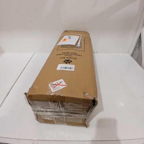SNAGLE PAW PORTABLE MESH DOG CAR CRATE WITH 3-POINT SEAT SECUREMENT - 26" - GREY image 7