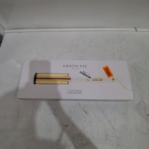KRISTIN ESS SOFT BEND CURLING IRON - 2" - WHITE AND GOLD (MODEL: KES0193A) image 7