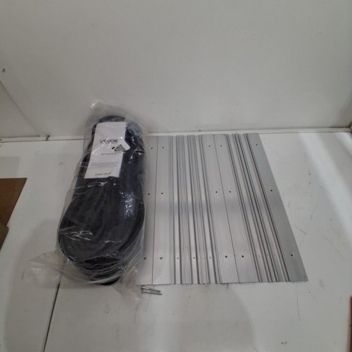 VEVOR GARAGE DOOR SEAL SET - 16FT/ 4.8M - BLACK AND SILVER- (MODEL : JN-16FT-AL) image 2