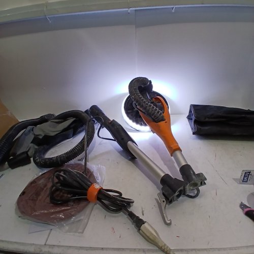 MAXXT DRYWALL SANDER WITH VACUUM DUST COLLECTION 6 VARIABLE SPEED FOLDABLE - 600-1900RPM - 1250W - (MODEL: R7202-F) image 2