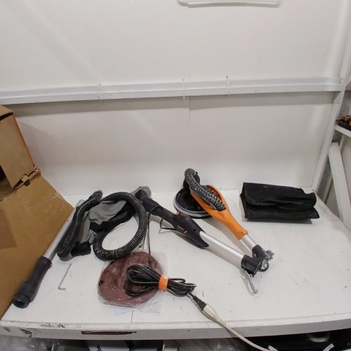 MAXXT DRYWALL SANDER WITH VACUUM DUST COLLECTION 6 VARIABLE SPEED FOLDABLE - 600-1900RPM - 1250W - (MODEL: R7202-F) image 3