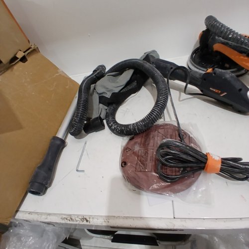 MAXXT DRYWALL SANDER WITH VACUUM DUST COLLECTION 6 VARIABLE SPEED FOLDABLE - 600-1900RPM - 1250W - (MODEL: R7202-F) image 4