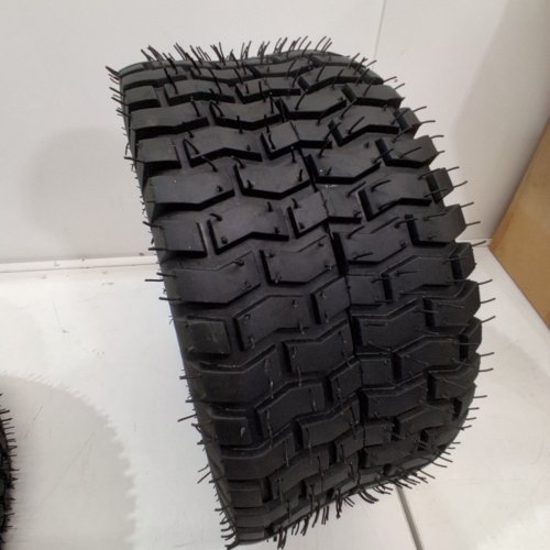 2PK AR-PRO FRONT TIRE AND WHEEL ASSEMBLY WITH TURF TREAD - FOR RIDING MOWER LAWN TRACTOR - 15 X 6.00-6" - BLACK image 3