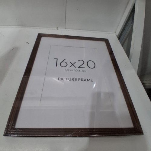 VIVELOVE PICTURE FRAME WITH MAT - 16" X 20" - WALNUT BROWN image 3
