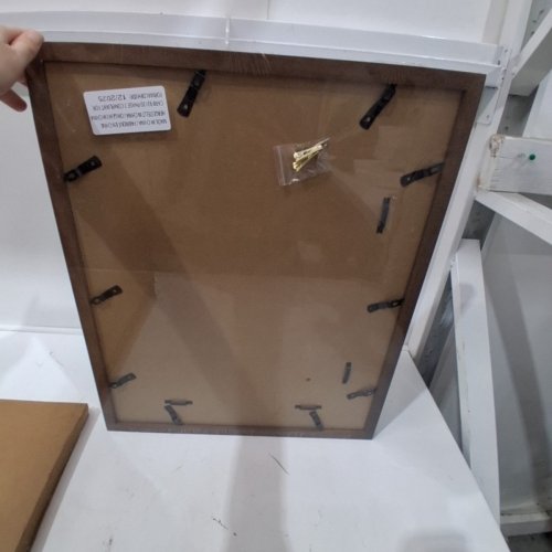 VIVELOVE PICTURE FRAME WITH MAT - 16" X 20" - WALNUT BROWN image 4