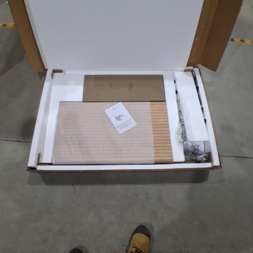 HALITAA LARGE LITTERBOX ENCLOSURE WITH CHARGING STATION - 43.3" X 27.6" X 37.8" - WALNUT (MODEL: DE0031) image 3