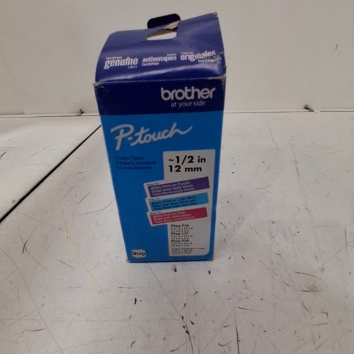 3PK BROTHER P-TOUCH LABEL TAPES - 12 MM - PINK, PURPLE, LIGHT BLUE image 3
