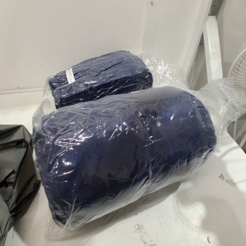 2PK OVERMONT EXTRA WIDE FOLDING CAMPING COT - 550LBS CAP - 75" X 28" - NAVY (MODEL: OM006053) image 3