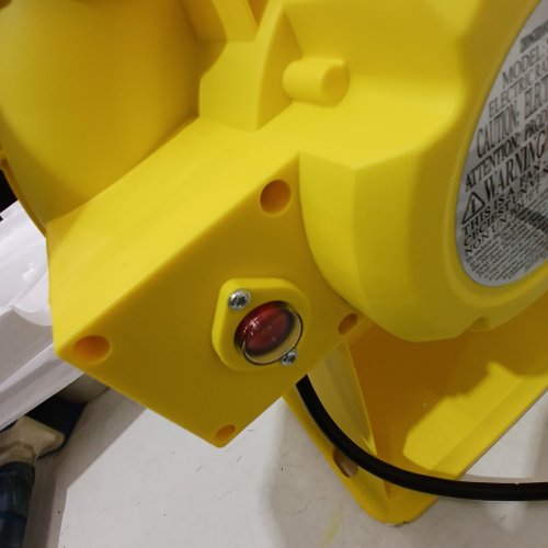 FIHISS INFLATABLE BLOWER PUMP FOR BOUNCE HOUSES - 550W - YELLOW (MODEL: YT-550W-F2) image 2