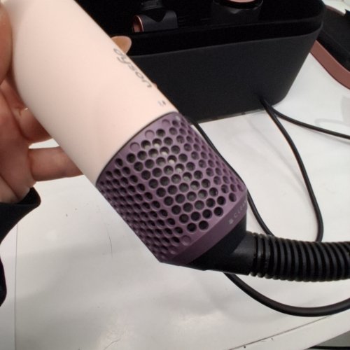 6PC DYSON I.D CURLY + COILY AIRWRAP MULTI STYLER AND HAIR DRYER WITH BLUETOOTH - PINK / ROSE GOLD ( MODEL: HS08) image 3