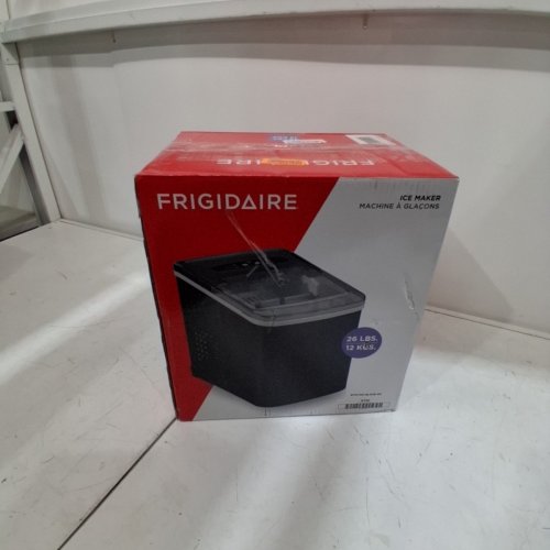 FRIGIDAIRE COUNTERTOP ELECTRIC ICE MAKER - MAKES 26LBS OF ICE/DAY - BLACK STAINLESS STEEL (MODEL: EFIC120-BLKSS-SC) image 4