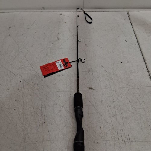 2PC UGLY STIK MEDIUM / HEAVY FISHING GX2 ICE SPINNING ROD AND REEL COMBO - 30" - BLACK / RED ACCENTS (MODEL: 1611411) image 3