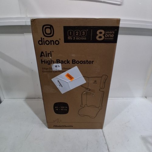 DIONO AIRI HIGH BACK BOOSTER CAR SEAT - 40LBS TO 120LBS - BLUE (MODEL: 55002-NA-01) image 4