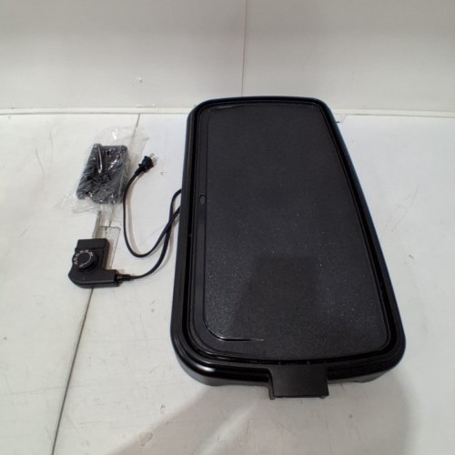 CHEFMAN ALL-PURPOSE ELECTRIC GRIDDLE - 12" X 21" - BLACK (MODEL: RJ23-LG-V3-CA) image 3