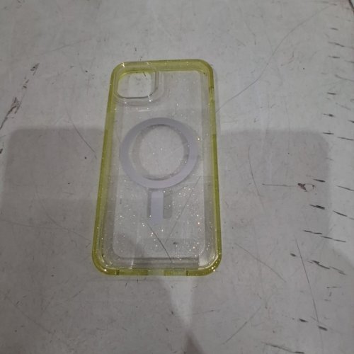 OTTERBOX MAGSAFE PHONE CASE - FOR IPHONE 14 PLUS - CLEAR WITH YELLOW TRIM (MODEL: 20-57207_A) image 2