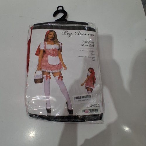 2PC WOMEN'S LEG AVENUE FAIRYTALE MISS RED COSTUME - SMALL - RED (STYLE: 07119) image 3