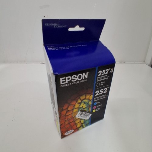 EPSON 252XL INK CARTRIDGE COMBO PACK FOR SELECT WORKFORCE PRINTERS - HIGH CAPACITY BLACK, STANDARD CAPACITY CYAN, MAGENTA, YELLOW (MODEL: T252XL-BCS) image 2