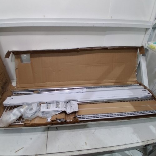 RUBBERMAID CONFIGURATIONS 4FT-8FT DELUXE CUSTOM CLOSET KIT, TITANIUM - 3H89 image 2