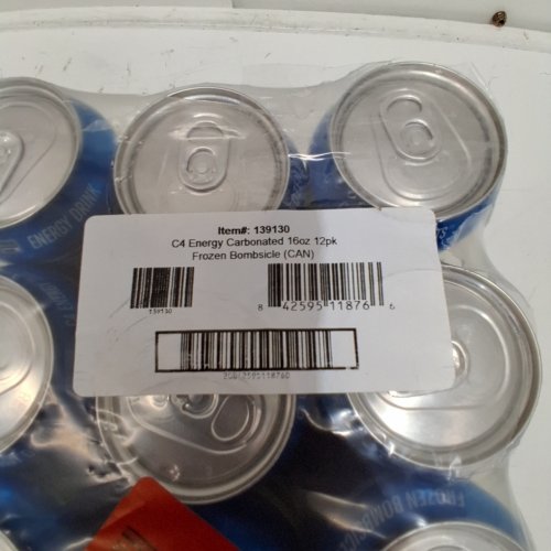 12PK C4 ZERO SUGAR CARBONATED ENERGY DRINK - 473 ML EACH - FROZEN BOMBSICLE image 3