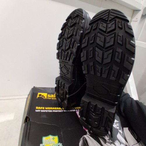 MENS SAFETOE SAFETY BOOT - SIZE 11 - BLACK (STYLE: H-9438) image 4