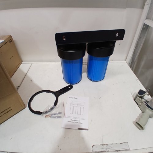 WATERDROP WHOLE HOUSE WATER FILTER SYSTEM WITH CARBON FILTER AND SEDIMENT FILTER (MODEL: WD-WHF21-PG) image 2