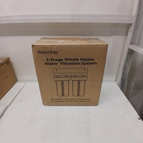 WATERDROP WHOLE HOUSE WATER FILTER SYSTEM WITH CARBON FILTER AND SEDIMENT FILTER (MODEL: WD-WHF21-PG) image 5