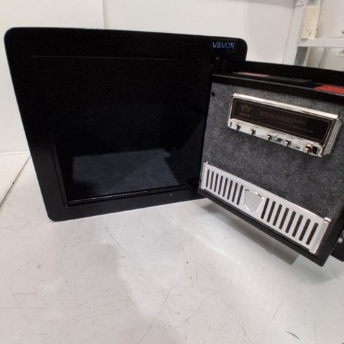 VEVOR STEEL SAFE WITH DIGITAL KEYPAD, KEYS AND FIREPROOF BAG - 15.75"X11.81"X13.78" - BLACK - (MODEL: SS-35) image 5