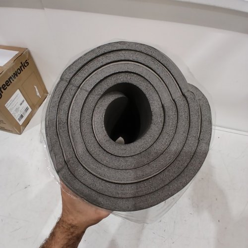 CAP BARBELL HIGH DENSITY EXERCISE YOGA MAT - 68" X 24"- GREY (MODEL: MTIS-6523-12GY) image 3