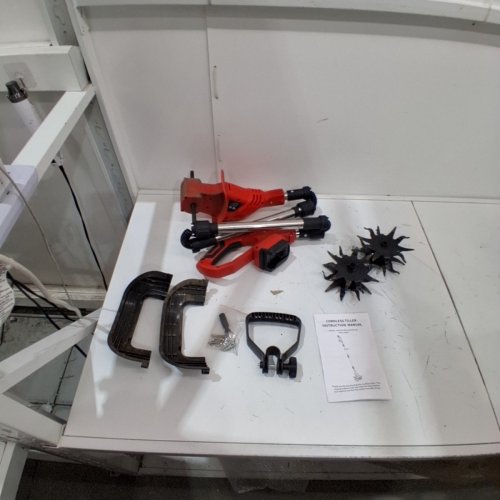 FORDWALT CORDLESS TILLER CULTIVATOR *TOOL ONLY* -18V - 9" X 6.3" BLADE - 55" LENGTH - RED/BLACK (MODEL: T4F01) image 2