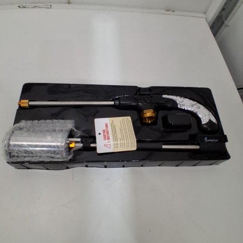 SUNIQFYRE PROPANE TORCH WITH DETACHABLE HANDLE - *TANK NOT INCLUDED* - BLACK/SILVER (MODEL: GF-8016) image 2