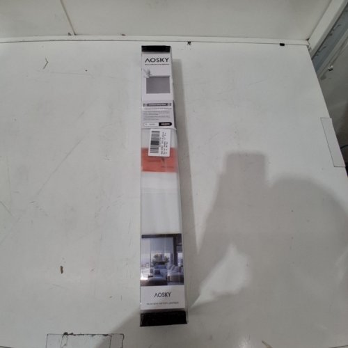 AOSKY CORDLESS ROLLER SHADES BLACKOUT BLINDS - 17" X 72" - WHITE image 2