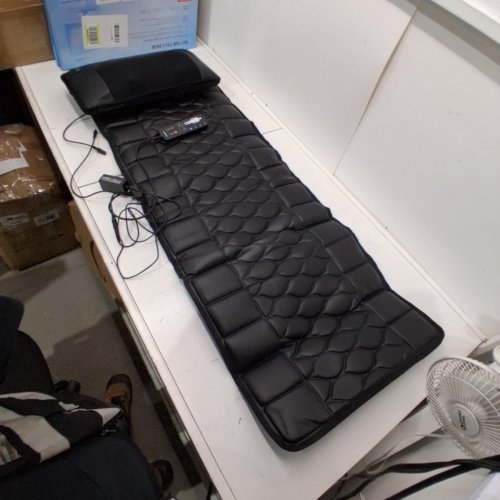 HIMOUTA FULL BODY MASSAGE MAT WITH ADJUSTABLE INTENSITY LEVELS - 63" X 20" - BLACK (MODEL: SL-601D) image 3
