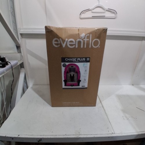 EVENFLO CHASE PLUS 2-IN-1 CONVERTIBLE BOOSTER CAR SEAT - GENEVA PINK / GREY - (MODEL: 30712360C) image 4