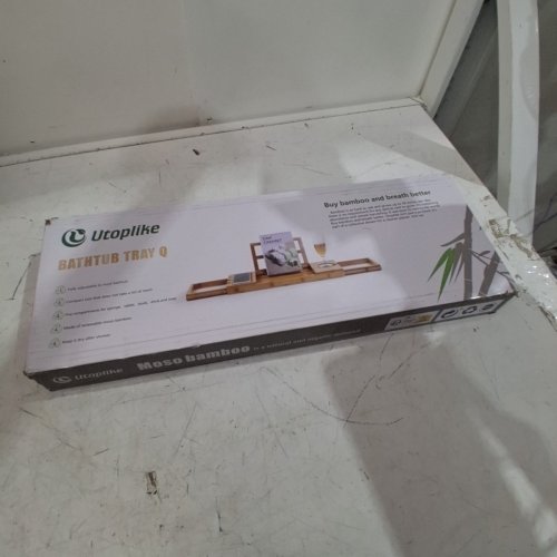 UTOPLIKE BAMBOO BATHTUB CADDY 19.8" - 33.5" image 5