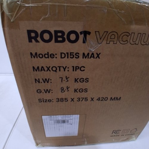ZCWA 3-IN-1 DTOF LIDAR NAVIGATION ROBOT VACUUM AND MOP COMBO - 10000PA - BLACK (MODEL: D15S MAX) image 3
