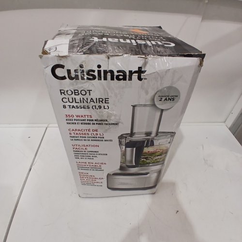 CUISINART ELEMENTAL SERIES ELECTRIC FOOD PROCESSOR WITH BLADES - 8-CUP - SILVER (MODEL: FP-8SVEC) image 5