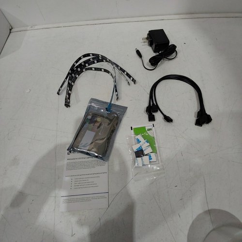 4PK HITLIGHTS MULTICOLOR REMOTE CONTROL LED CABINET STRIP LIGHTS - 1FT EACH - MULTICOLOR image 3