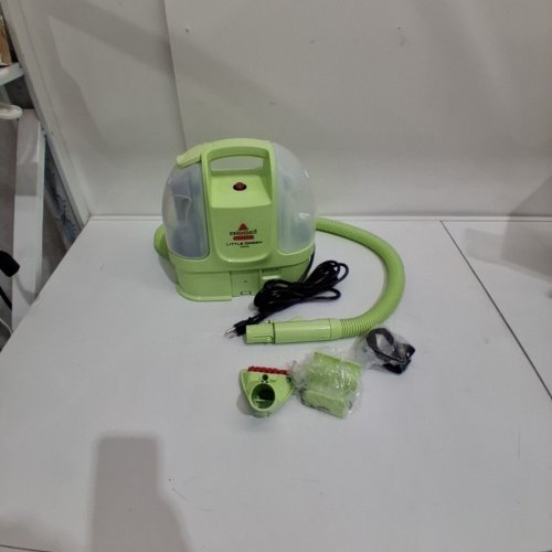 BISSELL LITTLE GREEN MINI CORDED PORTABLE CARPET AND UPHOLSTERY DEEP CLEANER WITH SELF-CLEANING TOUGH STAIN TOOL, HYDRORINSE TOOL (MODEL:4075B) image 3