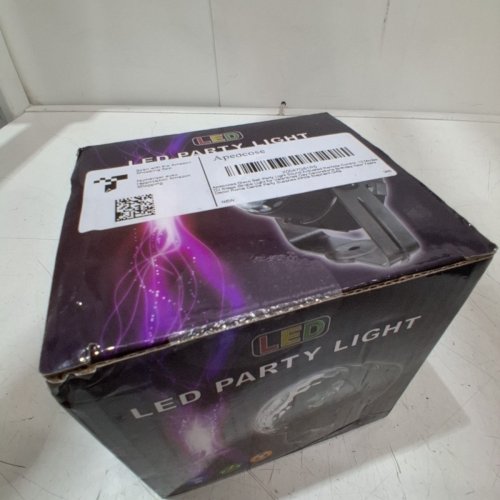 WALL MOUNTABLE REMOTE CONTROLLED LED DISCO PARTY LIGHT - 4" - MULTICOLOR image 2