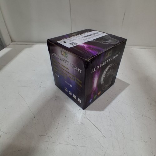 WALL MOUNTABLE REMOTE CONTROLLED LED DISCO PARTY LIGHT - 4" - MULTICOLOR image 3