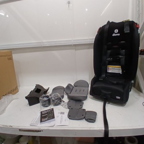 DIONO RADIAN 3R 3-IN-1 CONVERTIBLE REAR AND FRONT FACING CAR SEAT - 10 YEARS - JET BLACK (MODEL: 50640-NA-01) image 3