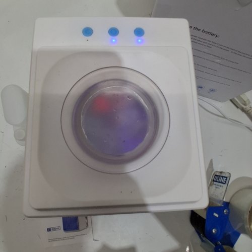 3-IN-1 PORTABLE AIR CONDITIONER FAN, USB RECHARGEABLE, 3 SPEEDS ADJUSTABLE DESK COOLING FAN - WHITE image 2